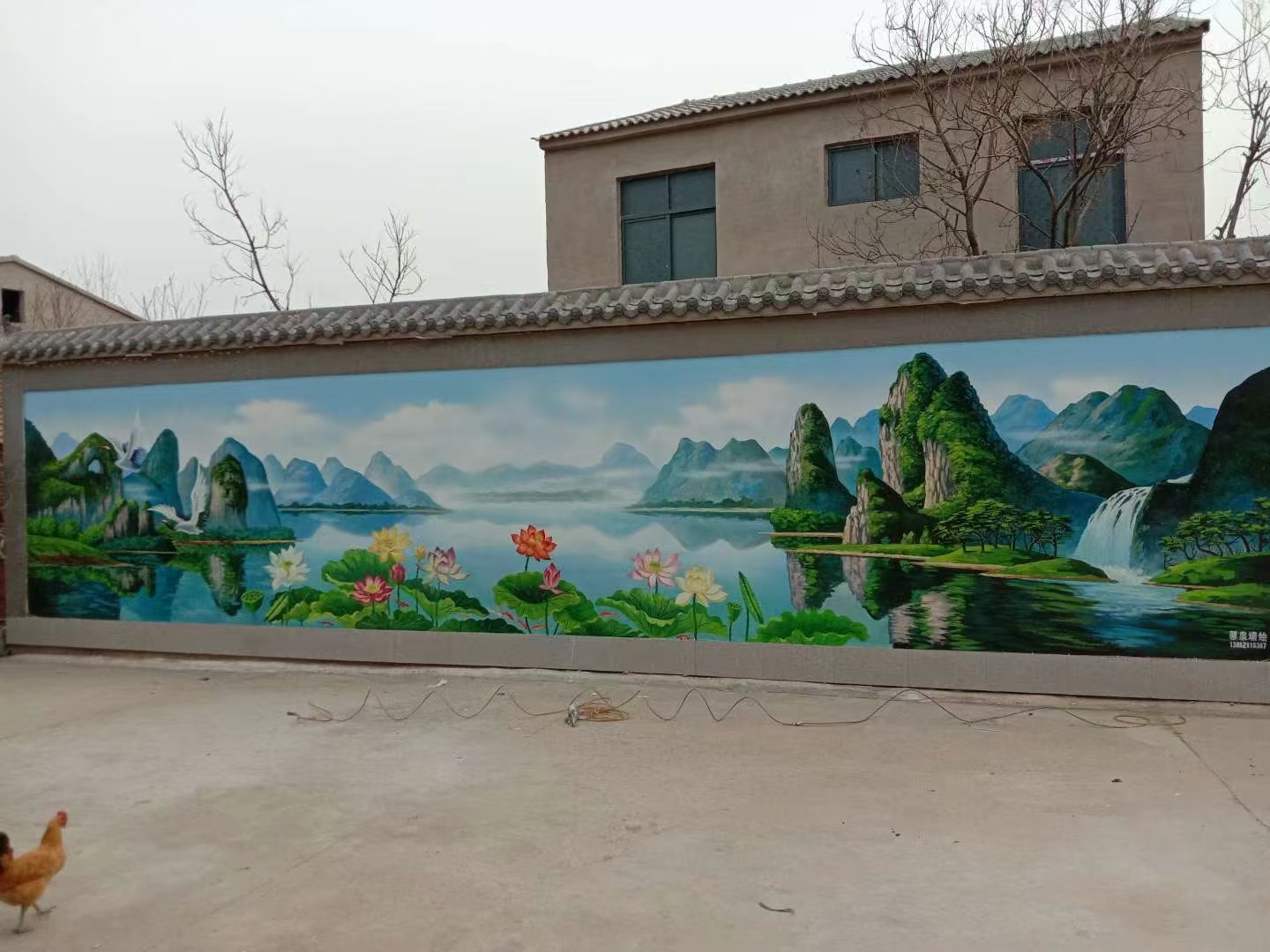 常德外墙彩绘手绘墙绘壁画工作室