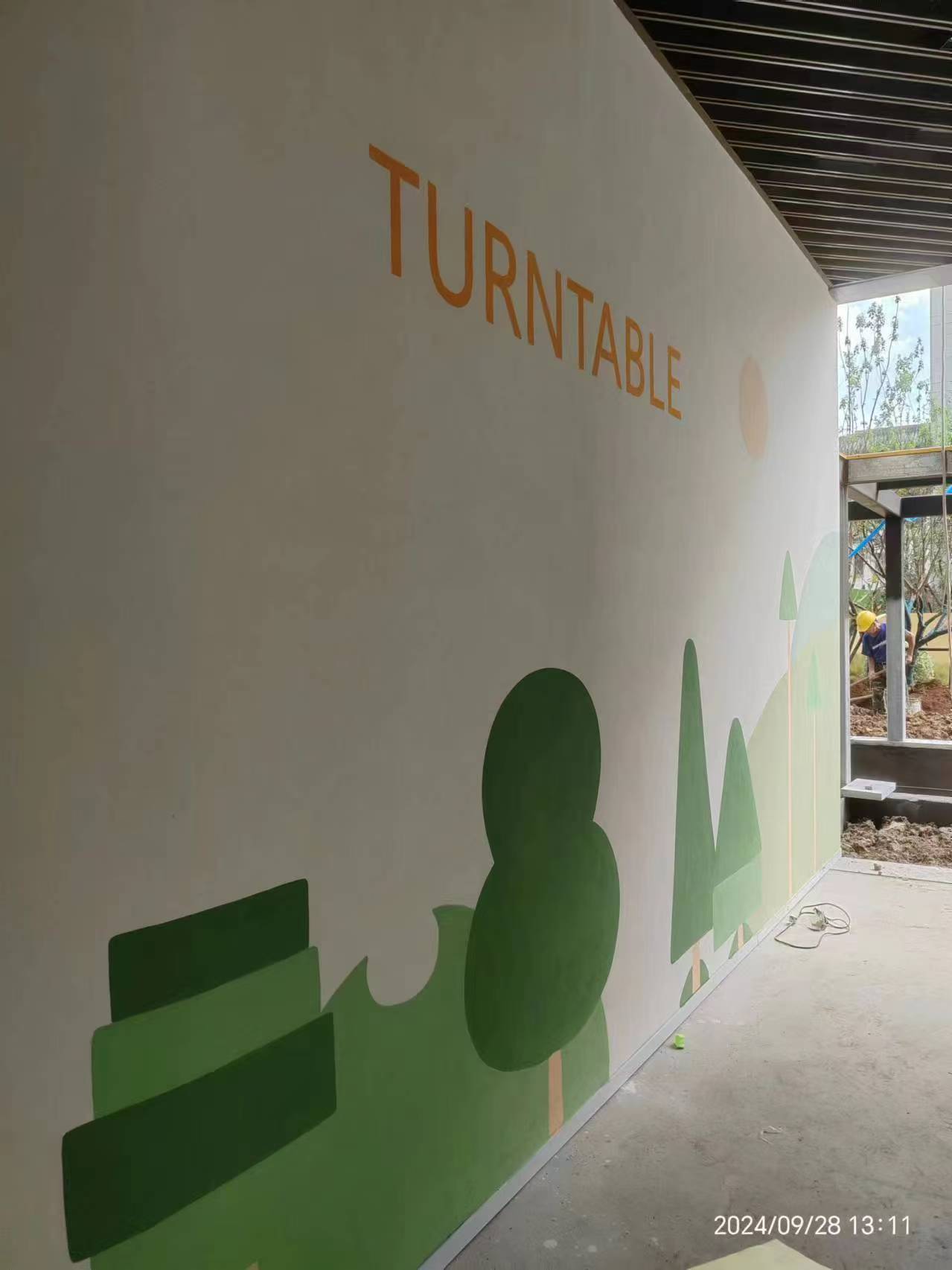 武汉武昌文化墙彩绘手绘壁画艺术创作