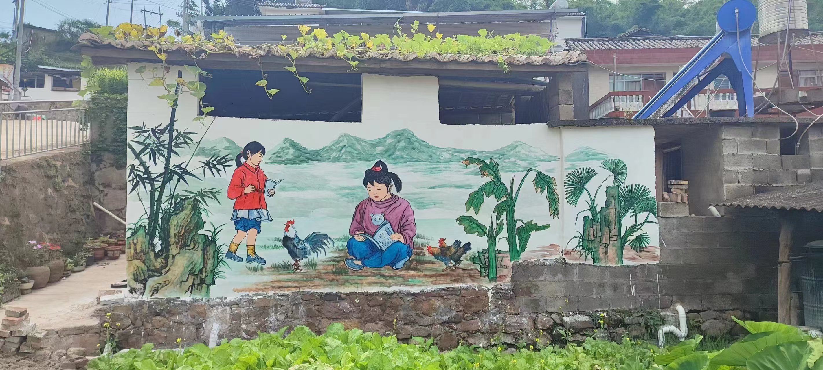 成都乡村振兴墙绘手绘壁画专业工作室