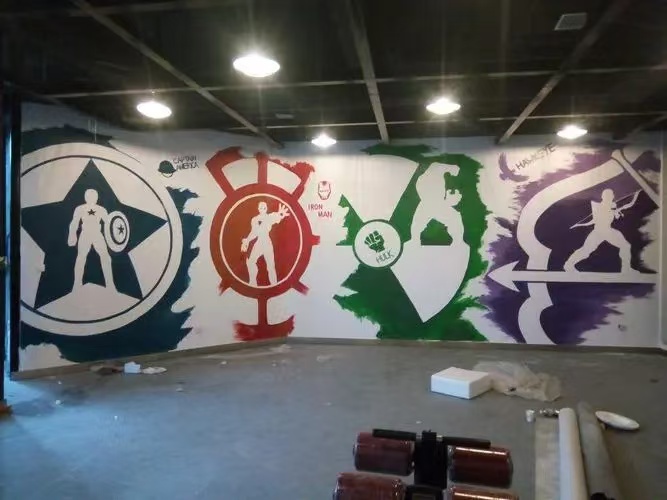 阜阳外墙彩绘手绘墙绘公司团队