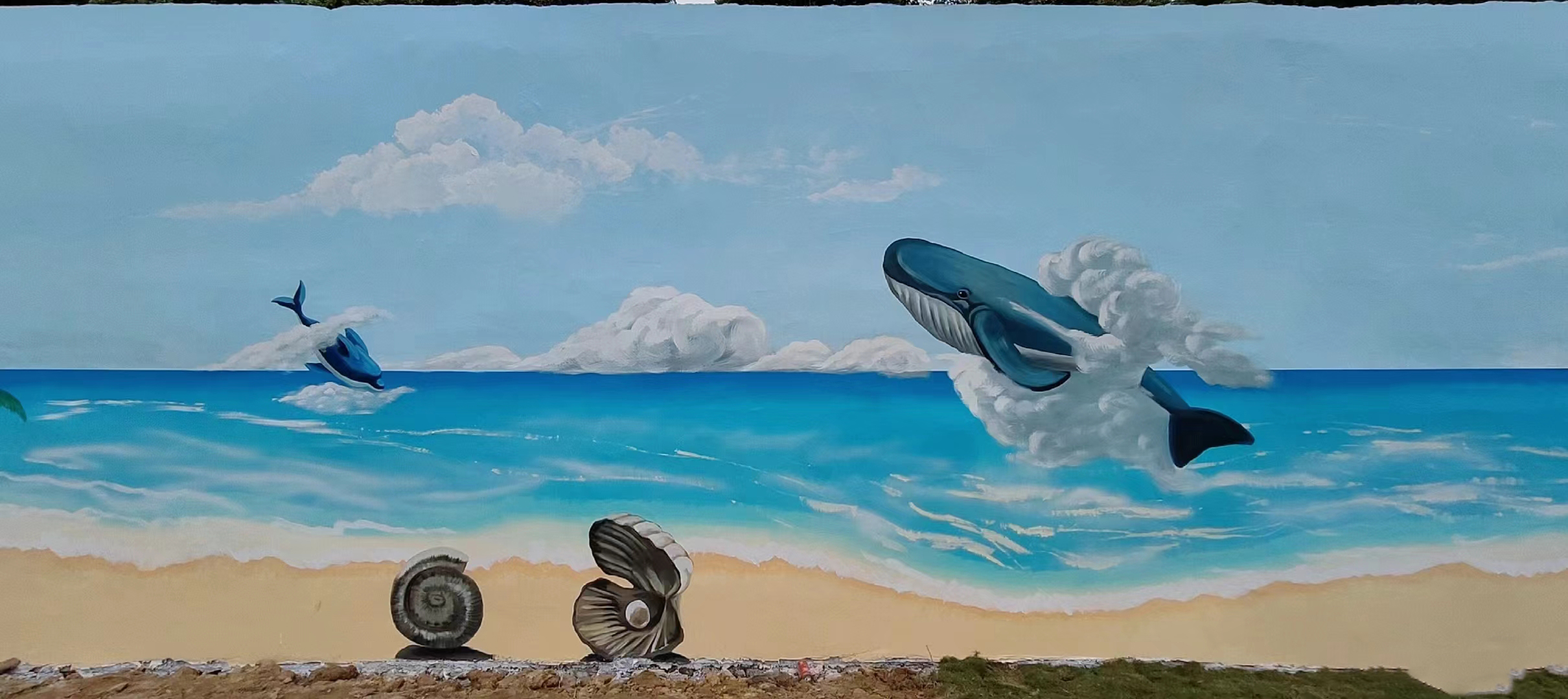 福州闽侯壁画彩绘手绘墙绘画艺术创作