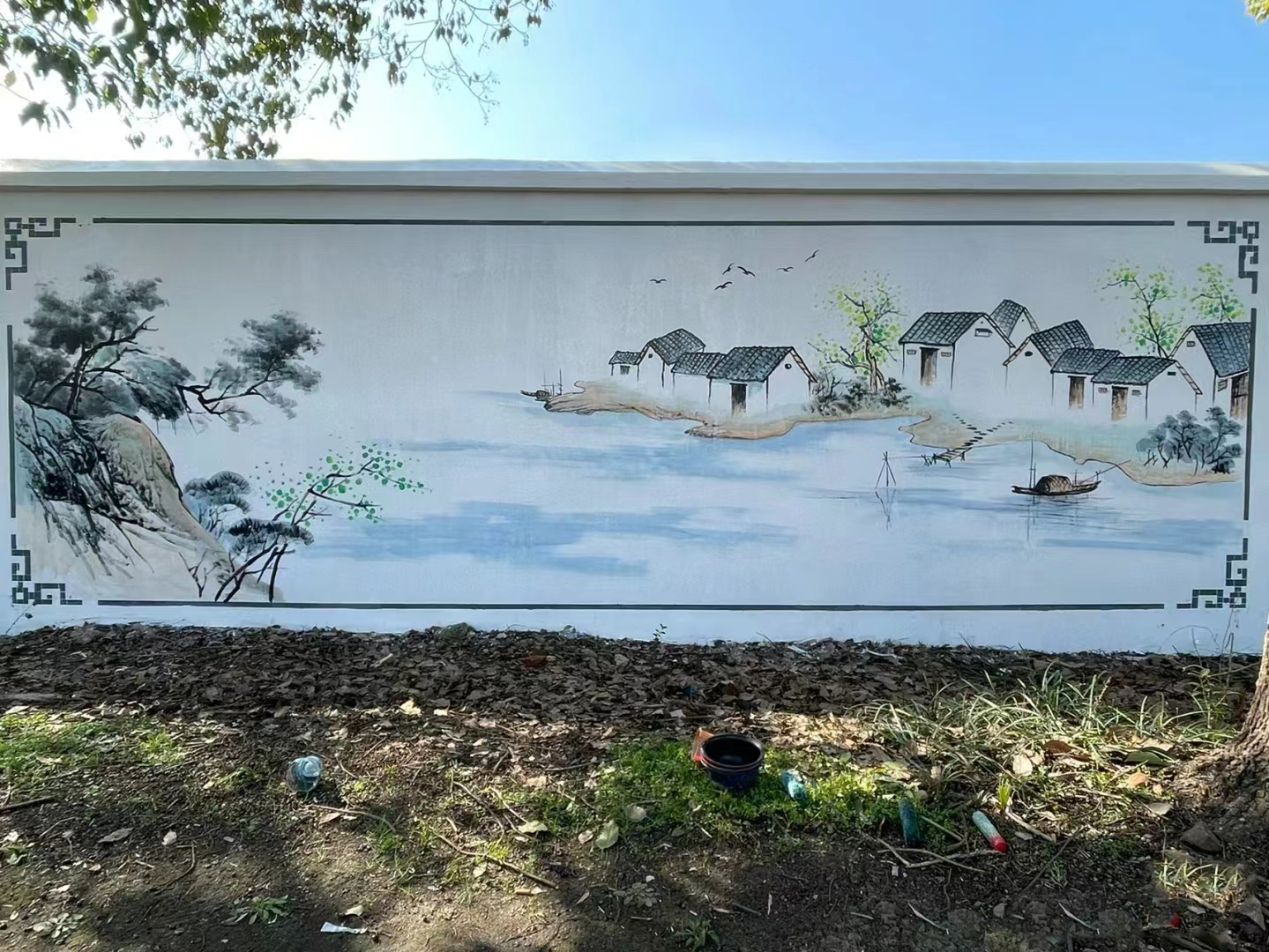 黄石墙面彩绘手绘墙绘画专业公司