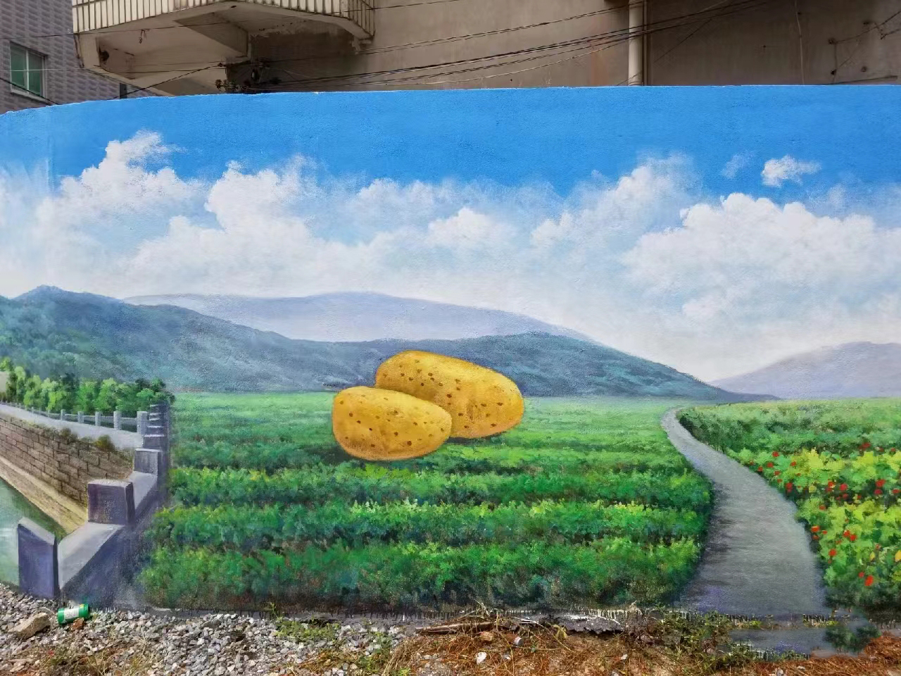 乡村振兴墙绘手绘壁画艺术绘画团队