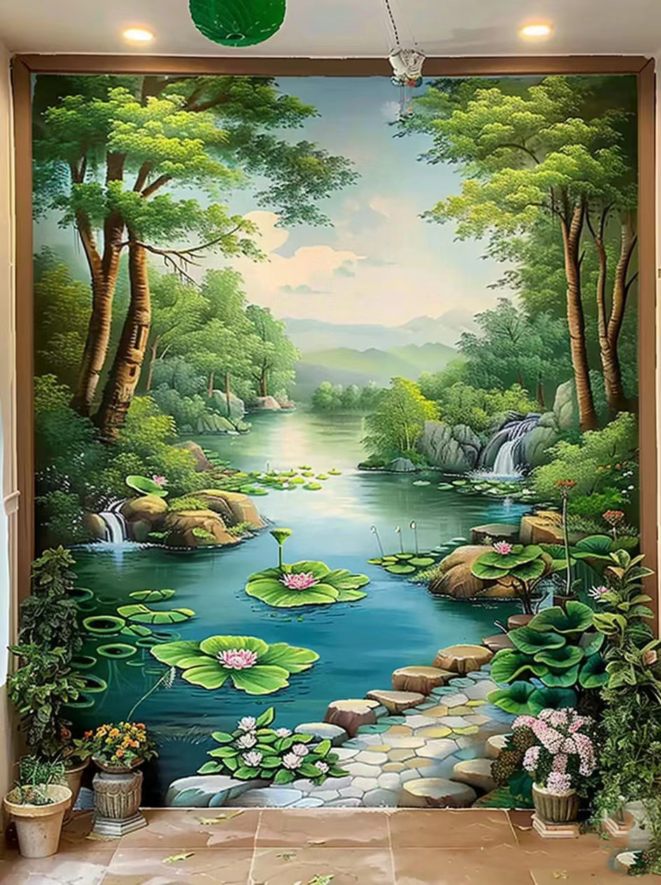 西双版纳乡村振兴彩绘手绘墙绘画专业公司