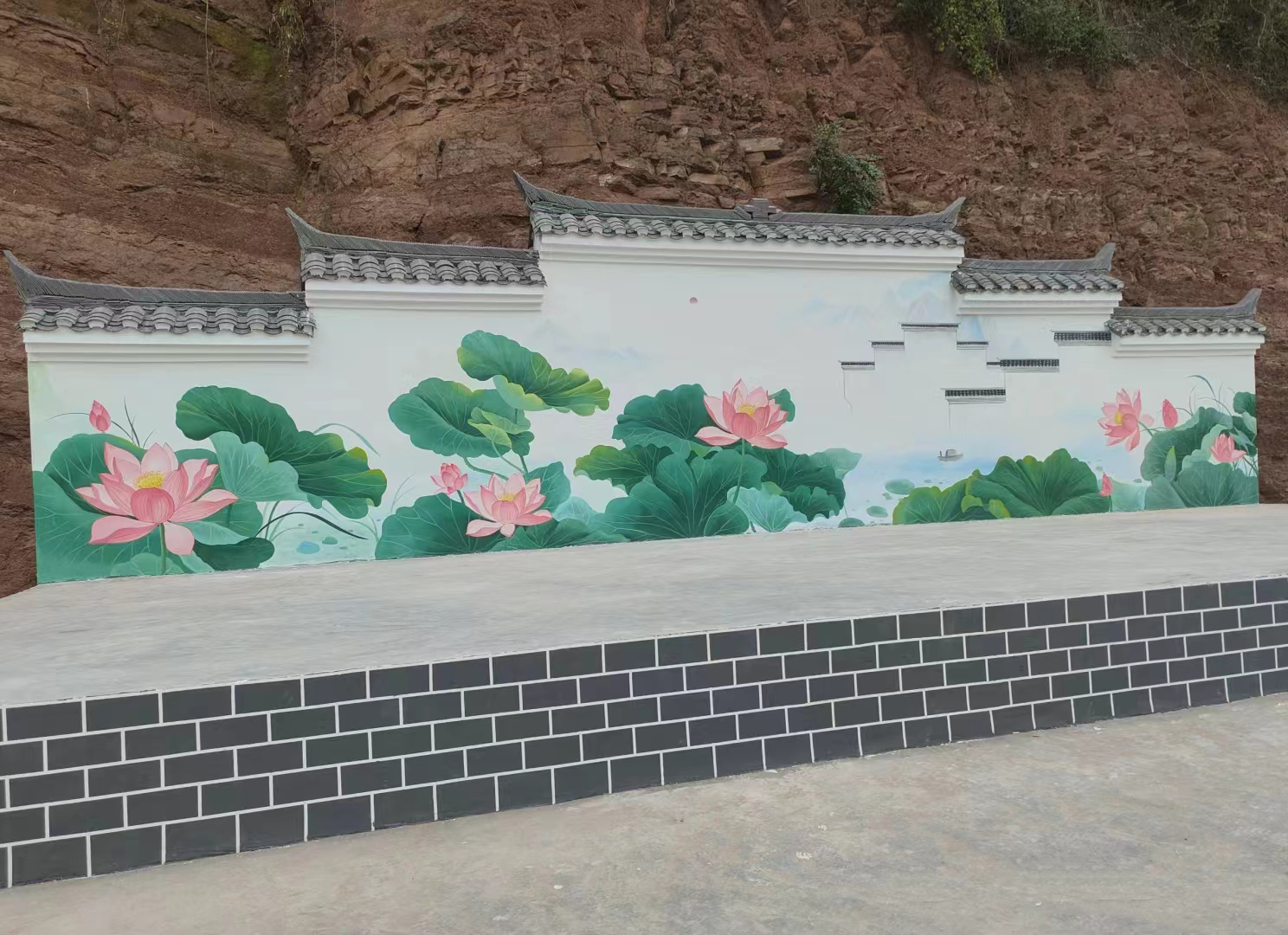 保山架空层彩绘手绘墙绘画工作室