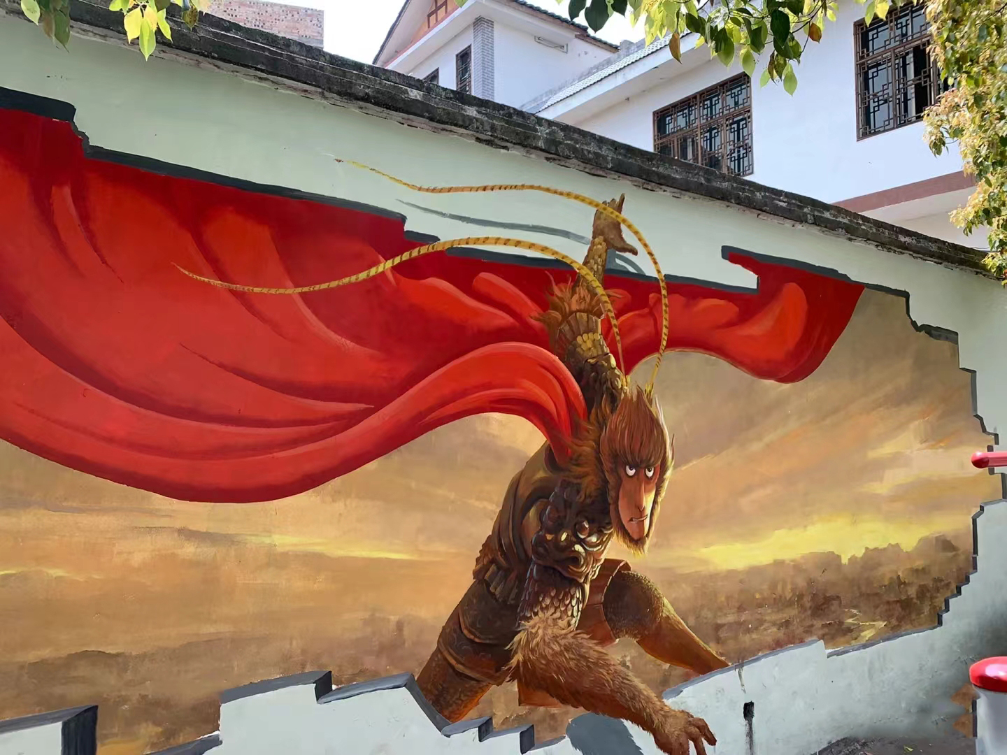 北京架空层彩绘手绘墙绘画工作室