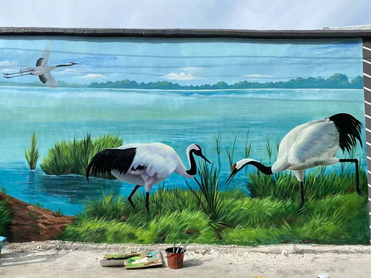 武汉江夏墙绘墙体彩绘壁画工作室