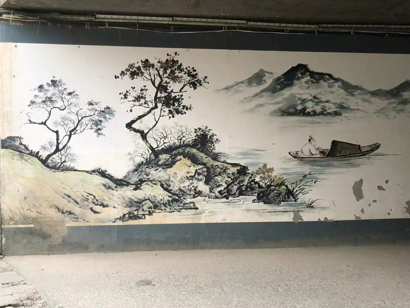 怀化麻阳幼儿园彩绘手绘墙绘画团队