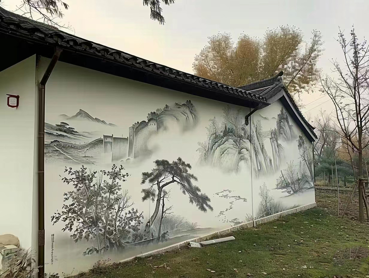 眉山丹棱青神手绘墙彩绘壁画公司