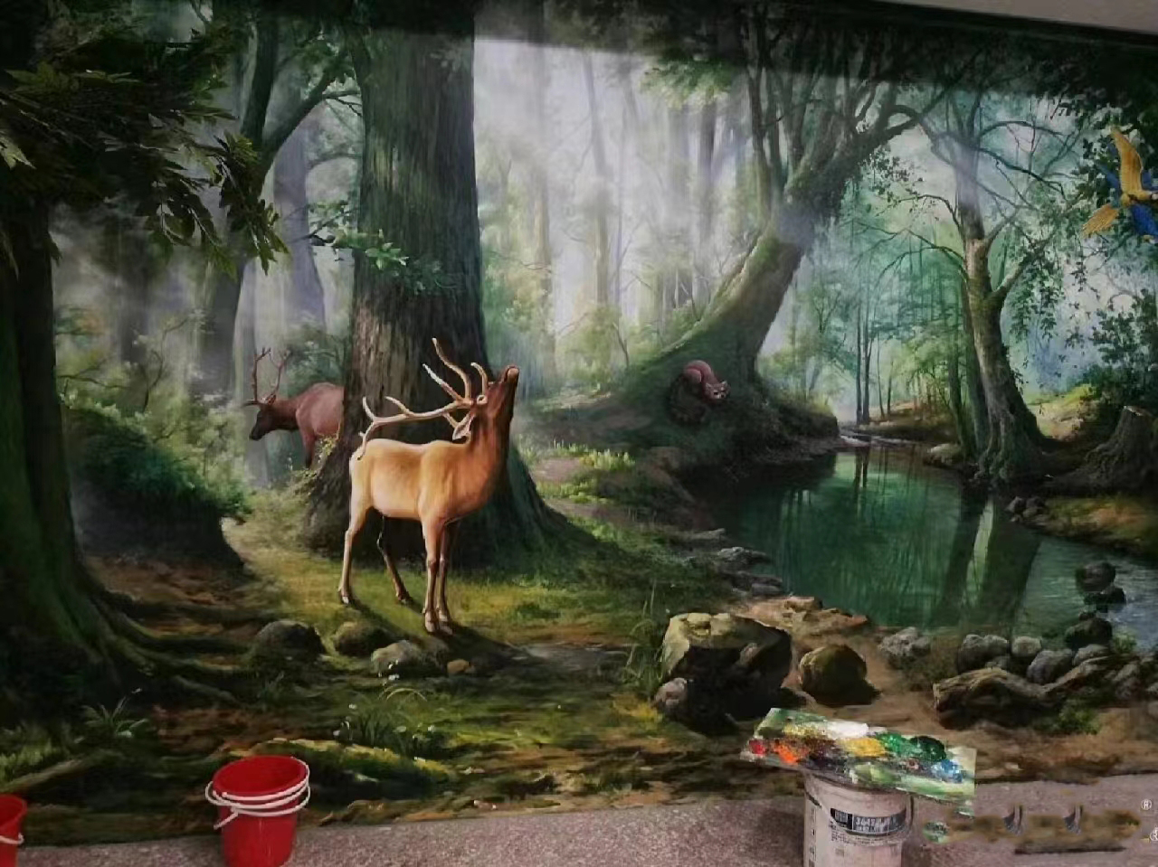 绵阳墙绘墙体彩绘壁画工作室