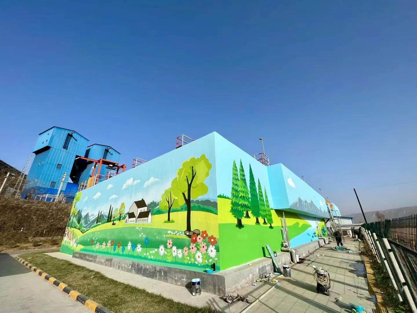 福州长乐乡村振兴墙绘手绘涂鸦团队