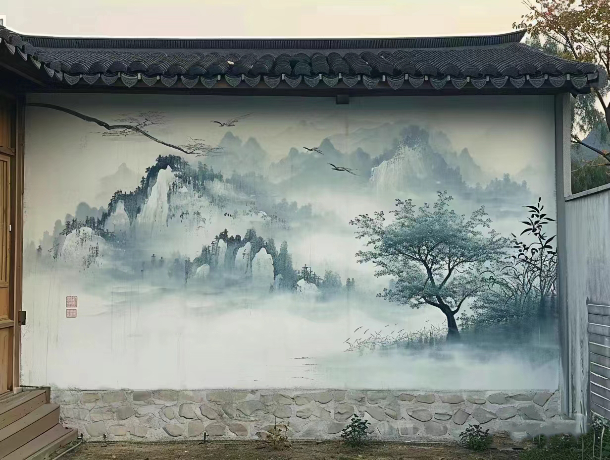 重庆綦江美丽乡村彩绘手绘墙画工作室