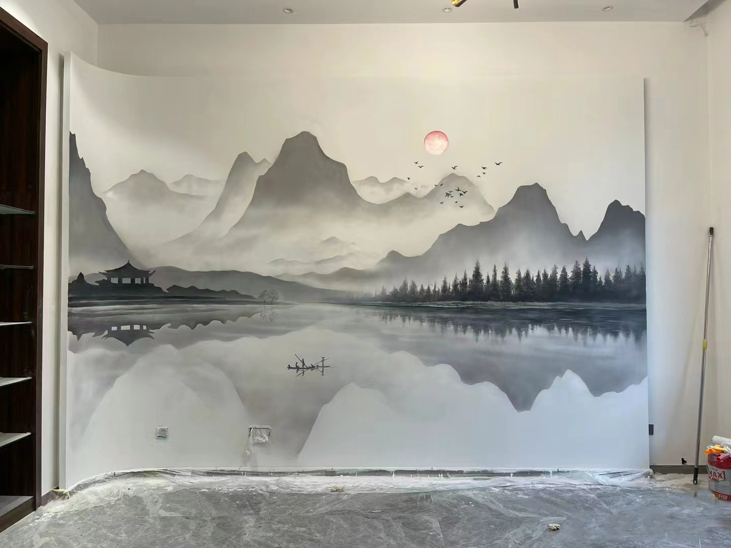 德阳广汉文化墙彩绘手绘涂鸦团队