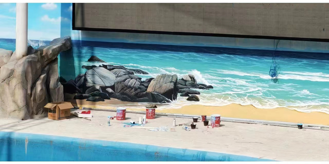 江门恩平手绘墙彩绘壁画公司