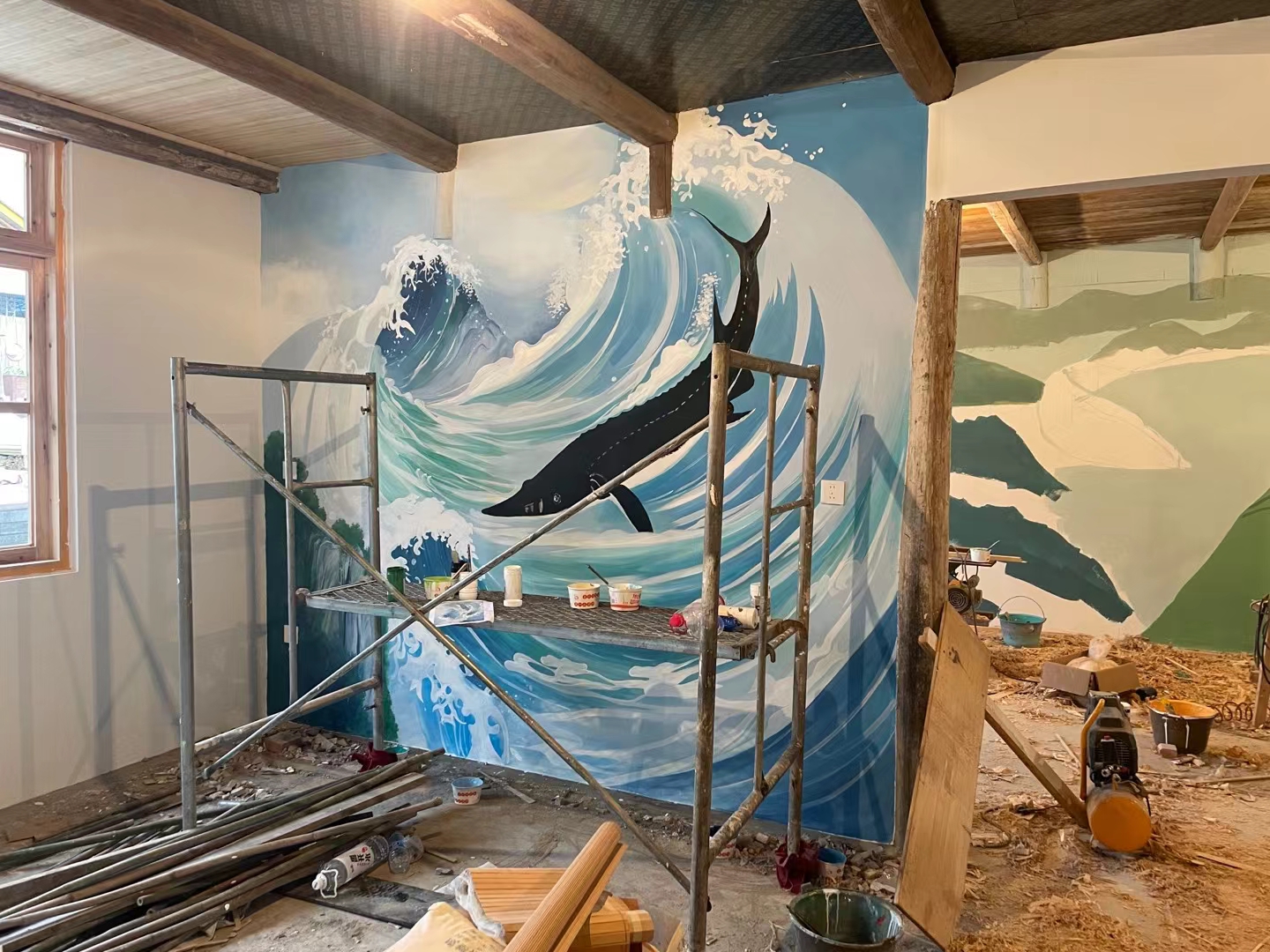 琼海市涂鸦壁画彩绘手绘墙工作室