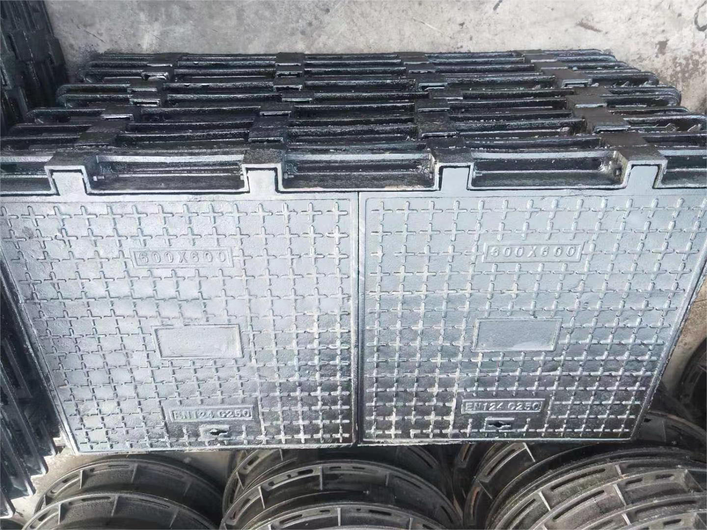 甘肃省白银市五防重型井盖加工定制建通铸造厂家