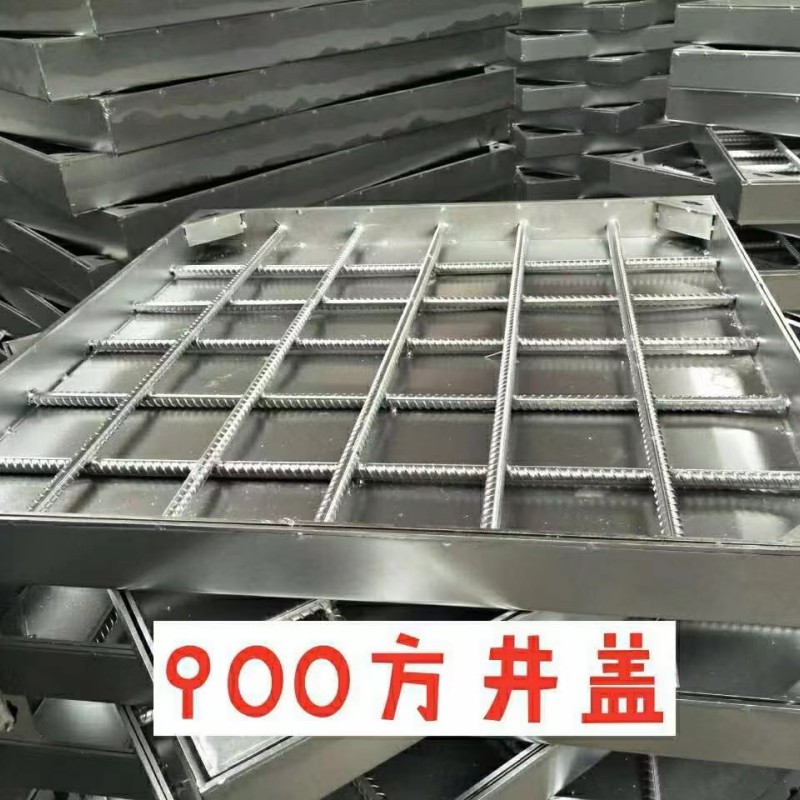 河北邢台市500*500不锈钢井盖来图定制建通铸造厂家