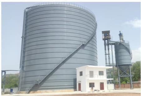 保山腾冲9千吨螺旋钢板仓现货定做