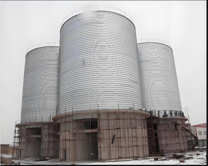 绥化青冈4000立方镀锌钢板仓样式众多
