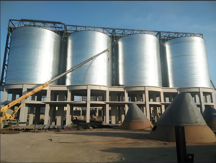 镀锌钢板仓设计施工