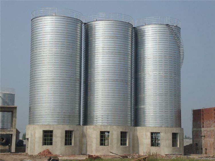 湖州南浔2千吨镀锌钢板仓厂