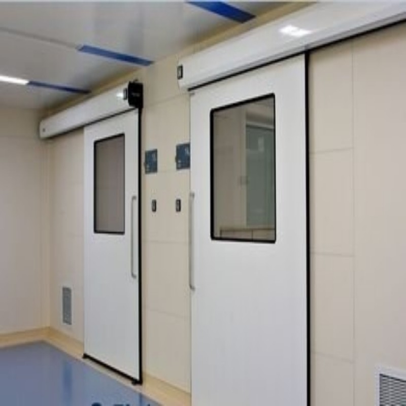 阿坝理县宠物医院防护门来厂实地考察