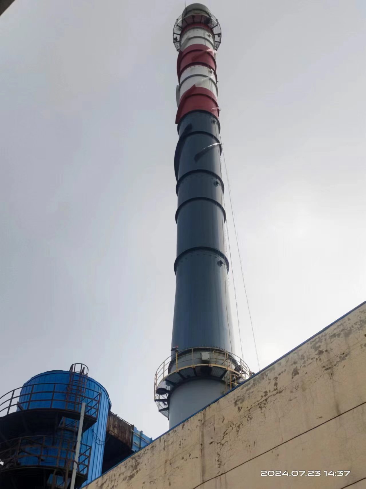 杭州市砖烟囱之字梯安装