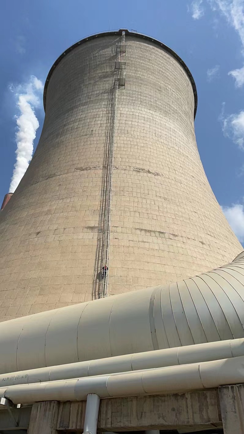 彩绘凉水塔美化图片