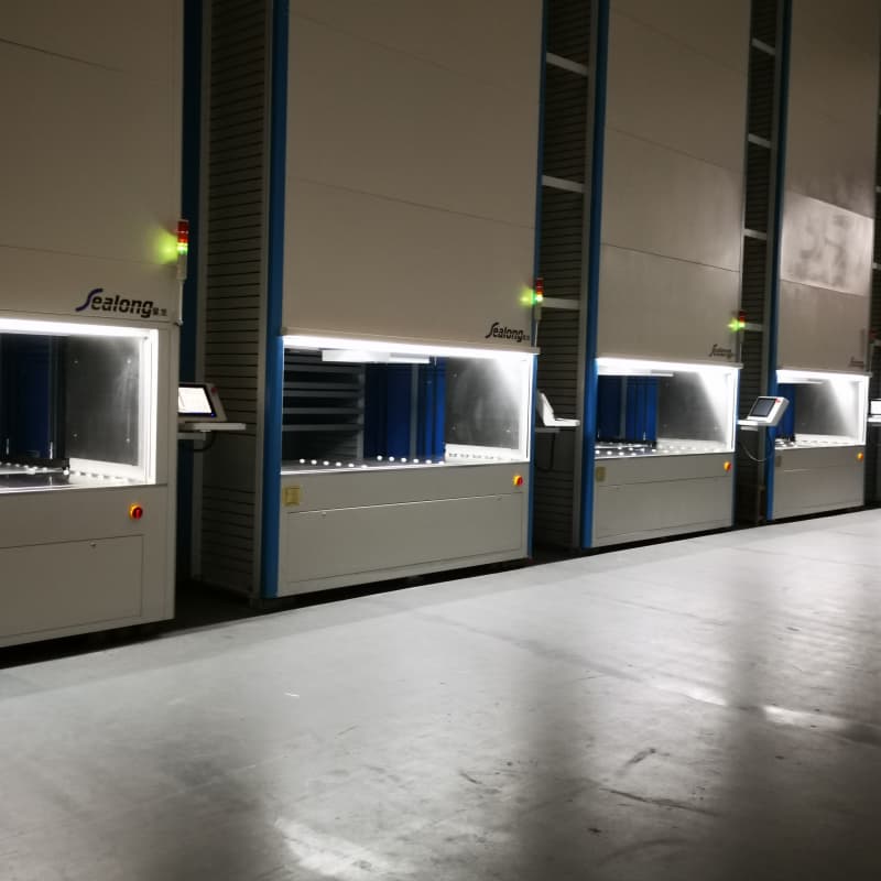 正反面出入库的料箱升降柜制造厂家星龙牌质量三包