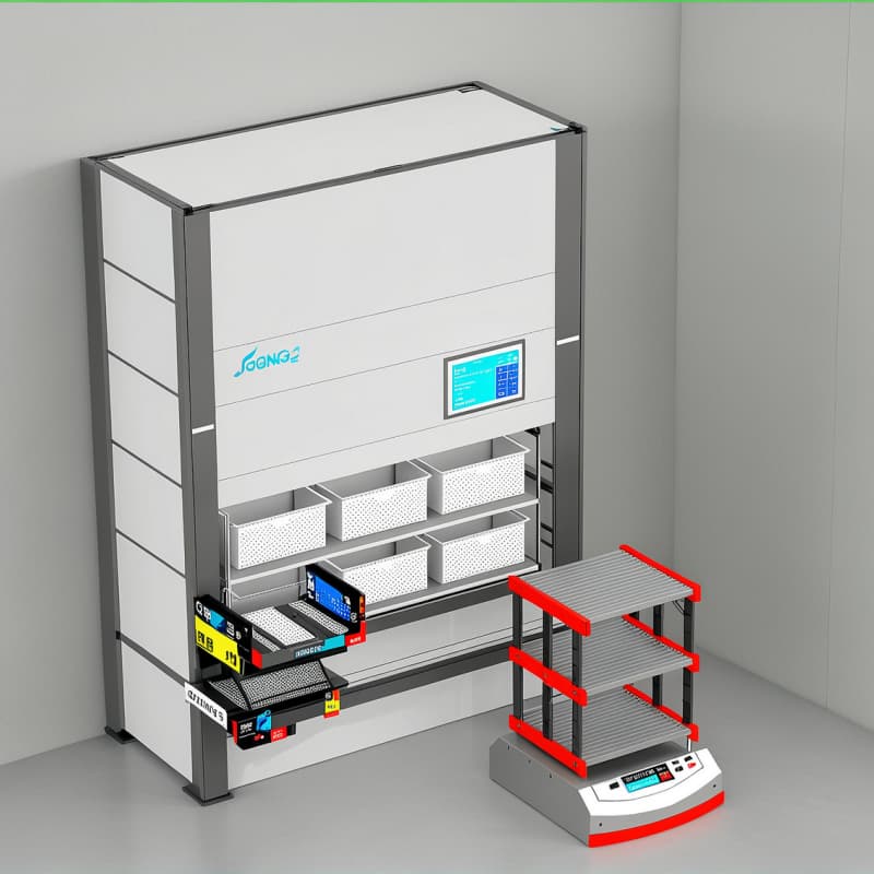 智能升降货柜-大型眼镜原材料板材分拣智能库好品质经得住考验实拍展现