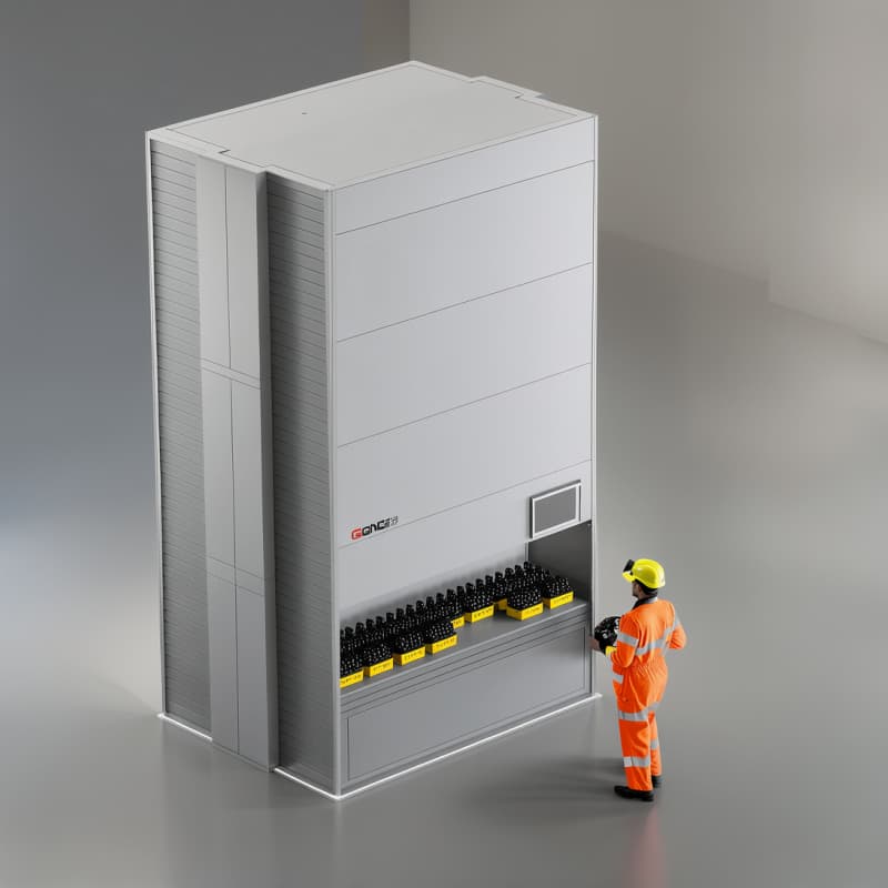 石家庄对接分拣带的布草高密度智能柜报价星龙牌