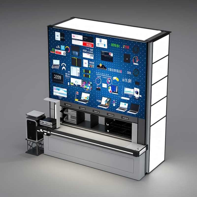 智能升降货柜,带机械手的水平零部件分拣回转柜厂家现货供应生产型