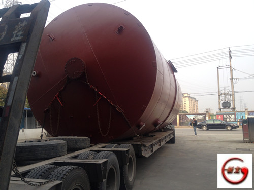 立式140吨钢衬PE贮罐