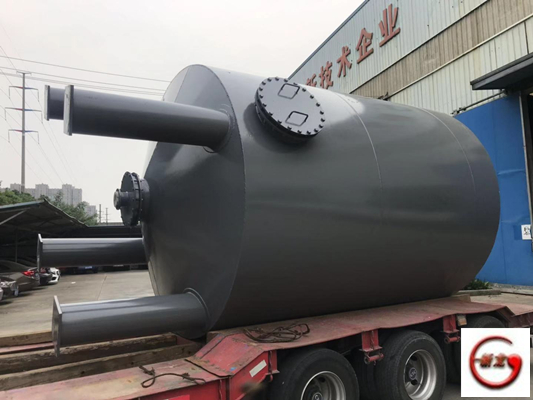 内蒙古鄂尔多斯立式90吨碳钢衬塑储罐工业废水处理设备