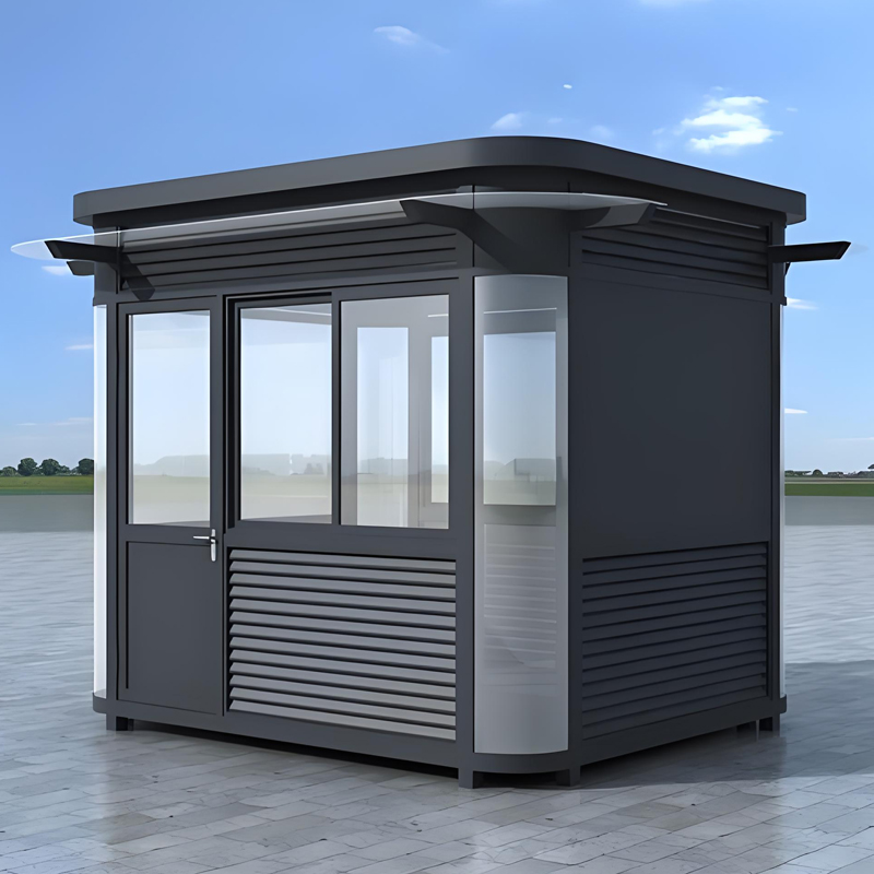 六盘水市物业真石漆岗亭工厂直销选择固亭金属制品