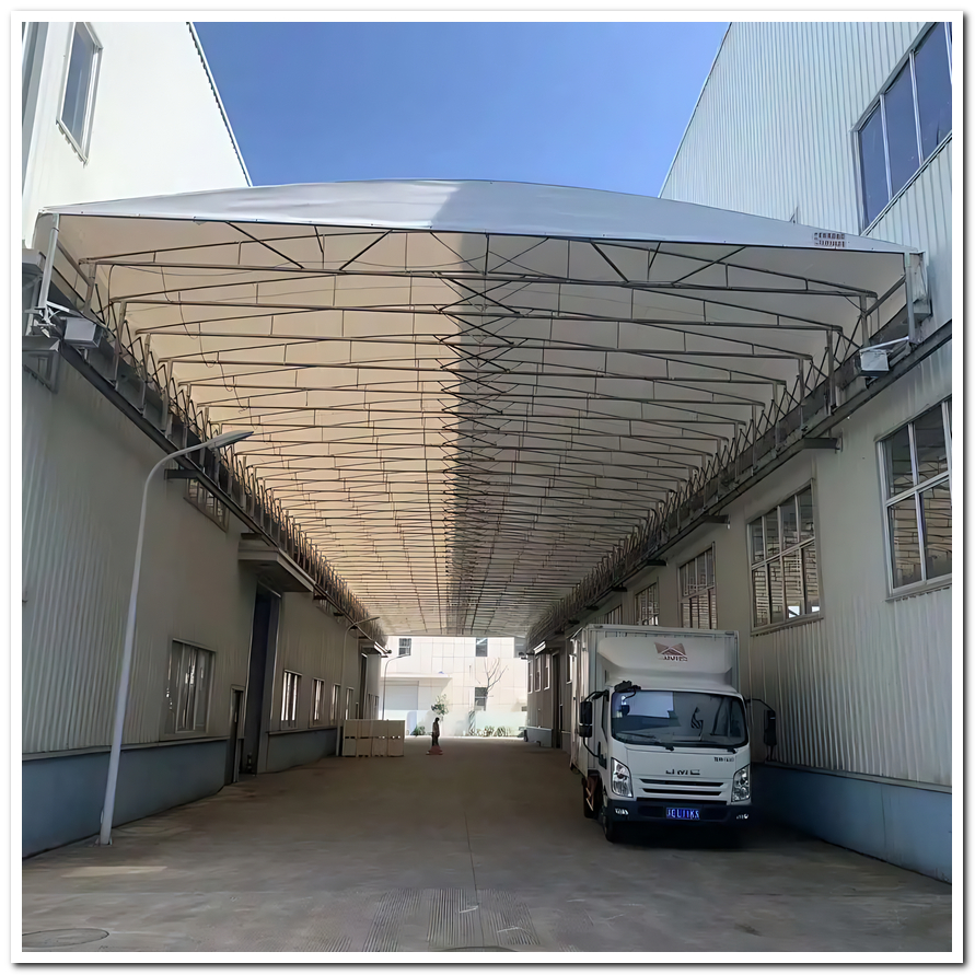 徽县推拉雨棚伸缩推拉棚性能稳定
