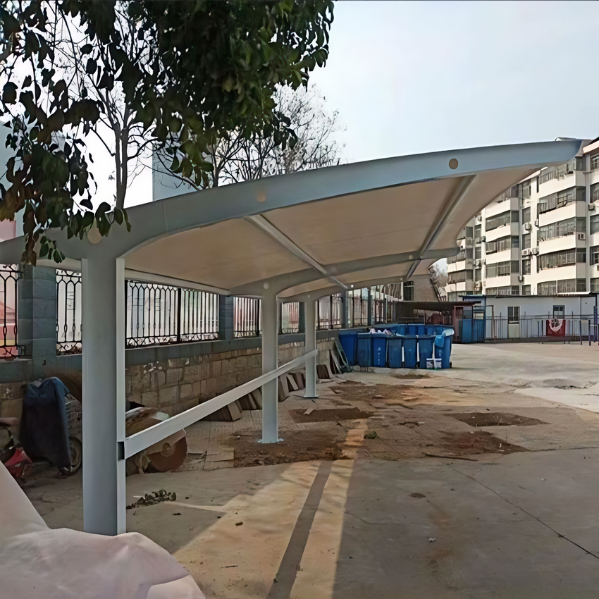 工程小区张拉膜车蓬【本地厂家】