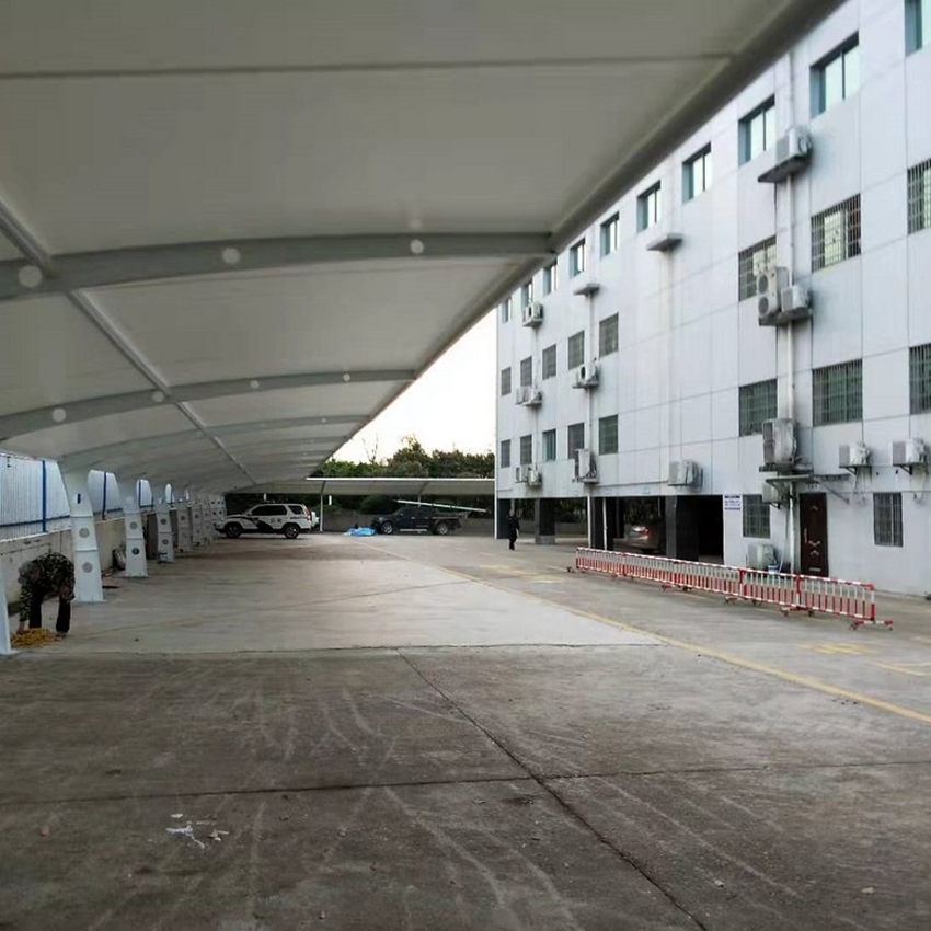 工程小区张拉膜车蓬【本地厂家】