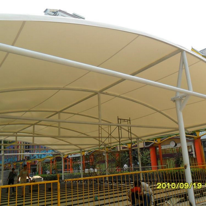 仁寿车棚_张拉膜停车棚售后服务完善