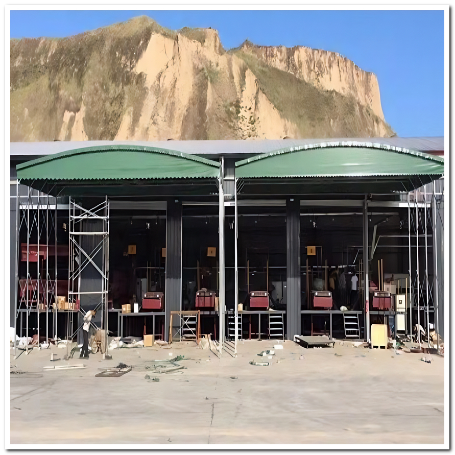 威远伸缩大篷伸缩篷生产安装