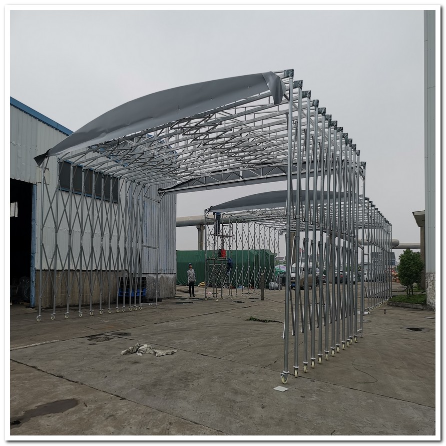 内丘伸缩大篷伸缩雨棚质检严格