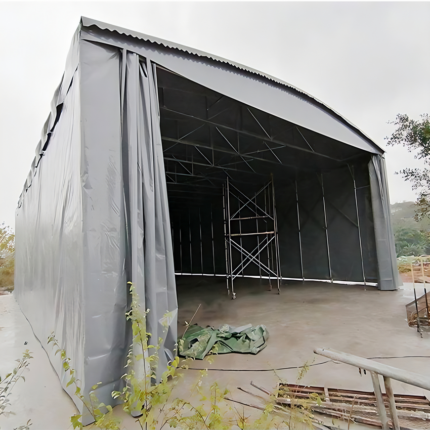 于都移动棚_移动推拉篷细节展示