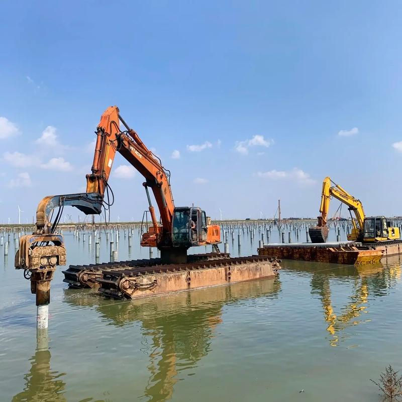 厚街镇水陆挖掘机出租水上挖掘机改装遵守合同