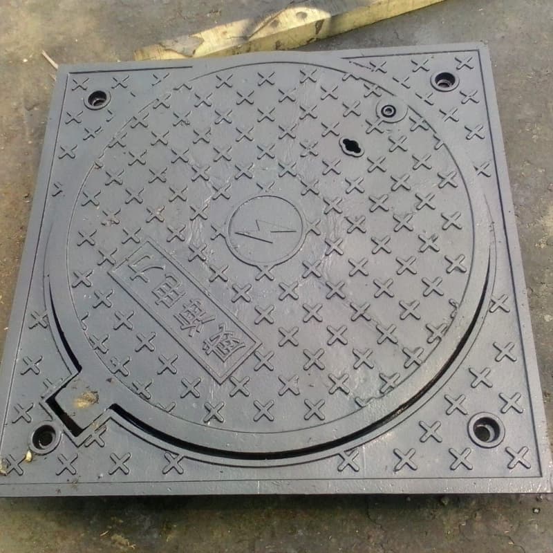 湛江球墨铸铁井盖市政道路井盖优质材料厂家直销
