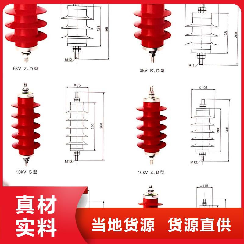 高压氧化锌避雷器户外配电型HY10WR-51/134变压器用生产厂家快速发货