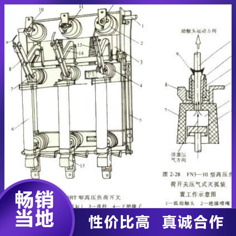 高压负荷开关手合电分户内高压压气式负荷开关厂家直销同城供应商